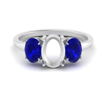Load image into Gallery viewer, semi-mount-sapphire-3-stone-basket-engagement-ring-in-white-gold-FD10416SMRGSABL-NL-WG
