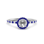 Load image into Gallery viewer, semi-mount-sapphire-halo-petite-engagement-ring-in-white-gold-FD8523SMRGSABLANGLE3-NL-WG
