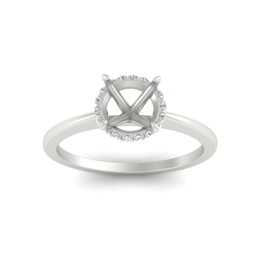 Secret Halo Semi Mount Engagement Ring