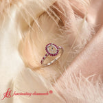 Load image into Gallery viewer, semi-mount-shaped-ruby-halo-petite-engagement-ring-in-white-gold-fdenr9957