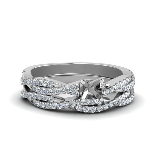 semi-mount-simple-diamond-twisted-vine-bridal-ring-sets-in-14K-white-gold-FD8233SM-NL-WG