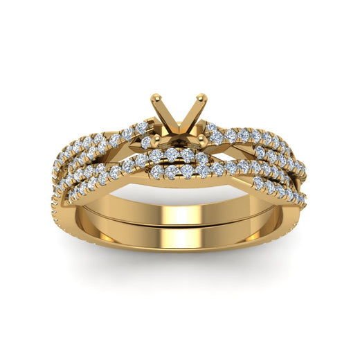 semi-mount-simple-diamond-twisted-vine-bridal-ring-sets-in-14K-yellow-gold-FD8233SM-NL-YG