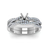 Load image into Gallery viewer, semi-mount-simple-diamond-twisted-vine-bridal-ring-sets-in-950-Platinum-FD8233SM-NL-WG