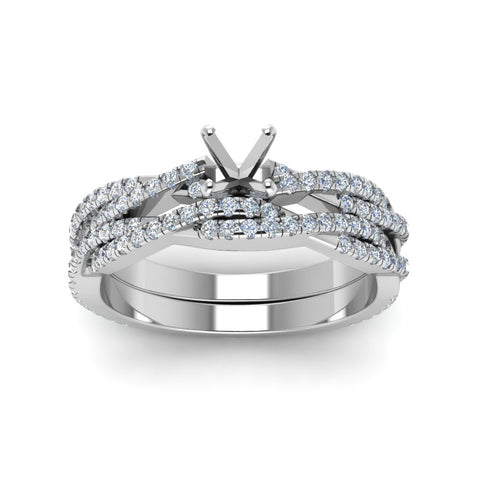 semi-mount-simple-diamond-twisted-vine-bridal-ring-sets-in-950-Platinum-FD8233SM-NL-WG