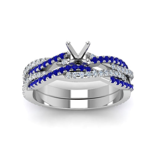 semi-mount-simple-diamond-twisted-vine-bridal-ring-sets-with-blue-sapphire-in-950-Platinum-FD8233SMGSABL-NL-WG