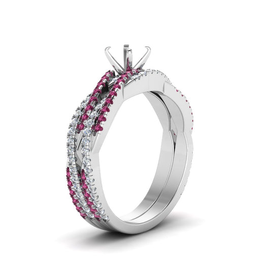 semi-mount-simple-diamond-twisted-vine-bridal-ring-sets-with-pink-sapphire-in-950-Platinum-FD8233SMGSADRPI-NL-WG