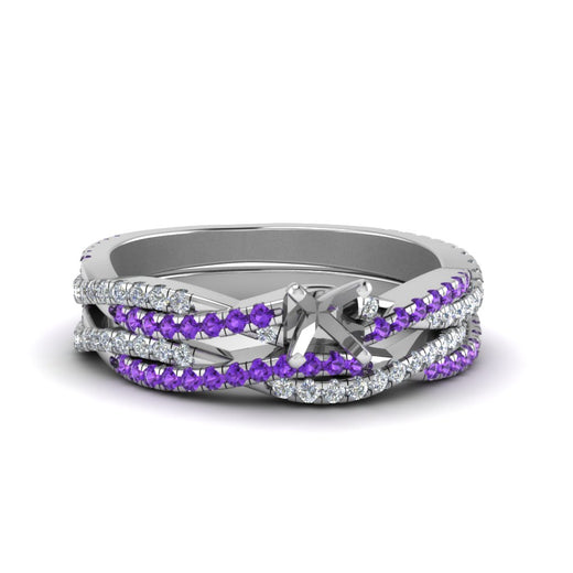 semi-mount-simple-diamond-twisted-vine-bridal-ring-sets-with-violac-topaz-in-14K-white-gold-FD8233SMGVITO-NL-WG