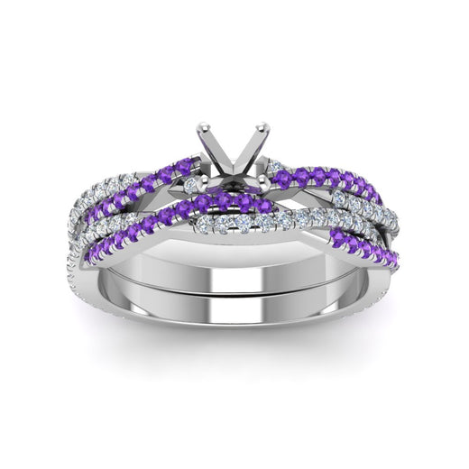 semi-mount-simple-diamond-twisted-vine-bridal-ring-sets-with-violac-topaz-in-950-Platinum-FD8233SMGVITO-NL-WG