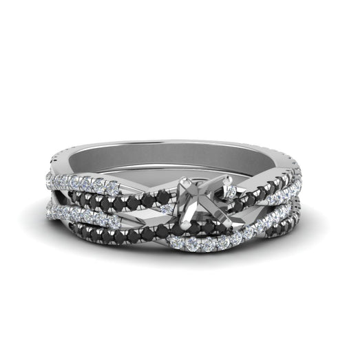 semi-mount-simple-twisted-vine-bridal-ring-sets-with-black-diamond-in-950-Platinum-FD8233SMGBLACK-NL-WG