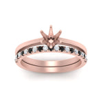 Load image into Gallery viewer, semi-mount-solitaire-engagement-ring-with-black-diamond-band-in-FD9334SMGBLACKANGLE3-NL-RG-B1
