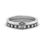 Load image into Gallery viewer, semi-mount-solitaire-engagement-ring-with-black-diamond-band-in-FD9334SMGBLACKANGLE3-NL-WG-B1
