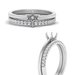 Load image into Gallery viewer, semi-mount-solitaire-engagement-ring-with-diamond-band-in-FD9334SMANGLE3-NL-WG-B1
