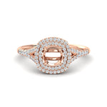 Load image into Gallery viewer, semi-mount-spalit-band-double-halo-engagement-ring-in-FD11142SMRANGLE3-NL-RG
