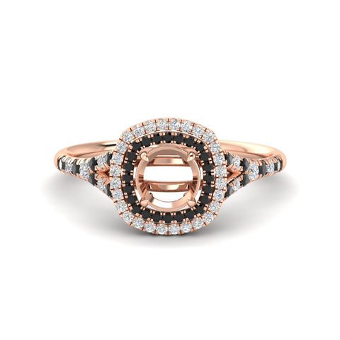 semi-mount-spalit-band-double-halo-engagement-ring-with-black-diamond-in-FD11142SMRGBLACKANGLE3-NL-RG