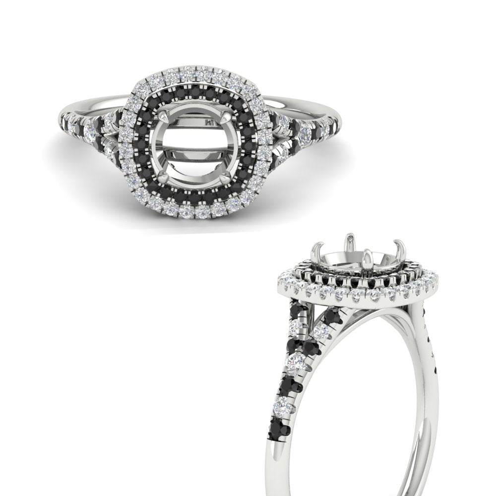 semi-mount-spalit-band-double-halo-engagement-ring-with-black-diamond-in-FD11142SMRGBLACKANGLE3-NL-WG