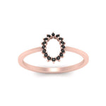 Load image into Gallery viewer, semi-mount-sunflower-halo-black-diamond-engagement-ring-in-rose-gold-FD9704SMRGBLACK-NL-RG

