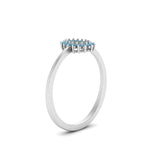 Load image into Gallery viewer, semi-mount-sunflower-halo-blue-topaz-engagement-ring-in-white-gold-FD9704SMRGICBLTO-NL-WG
