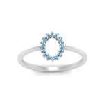 Load image into Gallery viewer, semi-mount-sunflower-halo-blue-topaz-engagement-ring-in-white-gold-FD9704SMRGICBLTO-NL-WG
