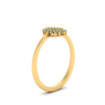 Load image into Gallery viewer, semi-mount-sunflower-halo-blue-topaz-engagement-ring-in-yellow-gold-FD9704SMRGICBLTO-NL-YG
