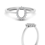 Load image into Gallery viewer, semi-mount-sunflower-halo-diamond-engagement-ring-in-white-gold-FD9704SMR-NL-WG
