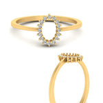 Load image into Gallery viewer, semi-mount-sunflower-halo-diamond-engagement-ring-in-yellow-gold-FD9704SMR-NL-YG
