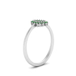 Load image into Gallery viewer, semi-mount-sunflower-halo-emerald-engagement-ring-in-white-gold-FD9704SMRGEMGR-NL-WG
