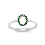 Load image into Gallery viewer, semi-mount-sunflower-halo-emerald-engagement-ring-in-white-gold-FD9704SMRGEMGR-NL-WG
