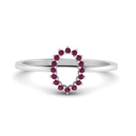 Load image into Gallery viewer, semi-mount-sunflower-halo-pink-sapphire-engagement-ring-in-white-gold-FD9704SMRGSADRPI-NL-WG
