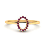 Load image into Gallery viewer, semi-mount-sunflower-halo-pink-sapphire-engagement-ring-in-yellow-gold-FD9704SMRGSADRPI-NL-YG
