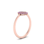 Load image into Gallery viewer, semi-mount-sunflower-halo-purple-topaz-engagement-ring-in-rose-gold-FD9704SMRGVITO-NL-RG
