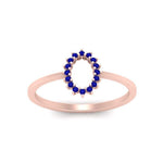 Load image into Gallery viewer, semi-mount-sunflower-halo-sapphire-engagement-ring-in-rose-gold-FD9704SMRGSABL-NL-RG
