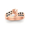 Load image into Gallery viewer, semi-mount-swirl-channel-diamond-bridal-set-with-black-diamond-in-rose-gold-FDENS4028SMGBLACK-NL-RG.jpg