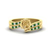 Load image into Gallery viewer, semi-mount-swirl-channel-diamond-bridal-set-with-emerald-in-yellow-gold-FDENS4028SMGEMGR-NL-YG.jpg