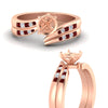 Load image into Gallery viewer, semi-mount-swirl-channel-diamond-bridal-set-with-ruby-in-rose-gold-FDENS4028SMGRUDR-NL-RG.jpg