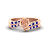 Load image into Gallery viewer, semi-mount-swirl-channel-diamond-bridal-set-with-sapphire-in-rose-gold-FDENS4028SMGSABL-NL-RG.jpg