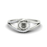Load image into Gallery viewer, Swirl Split Semi Mount Ring For Women