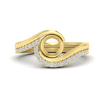 Load image into Gallery viewer, semi-mount-swirl-diamond-wedding-band-set-in-yellow-gold-fdens7806sm-nl-yg.jpg?v=1759906664
