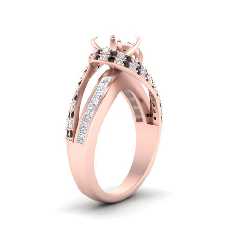 semi-mount-swirl-halo-black-diamond-engagement-ring-with-baguette-in-FD10355SMRGBLACKANGLE3-NL-RG