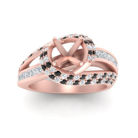 semi-mount-swirl-halo-black-diamond-engagement-ring-with-baguette-in-FD10355SMRGBLACKANGLE3-NL-RG