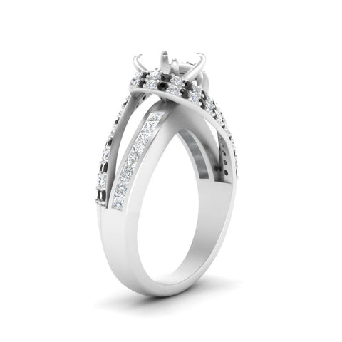 semi-mount-swirl-halo-black-diamond-engagement-ring-with-baguette-in-FD10355SMRGBLACKANGLE3-NL-WG