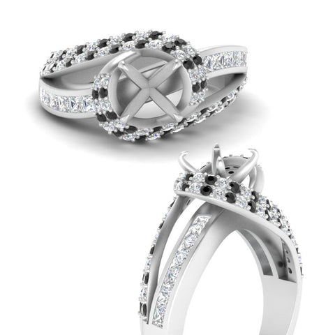 semi-mount-swirl-halo-black-diamond-engagement-ring-with-baguette-in-FD10355SMRGBLACKANGLE3-NL-WG