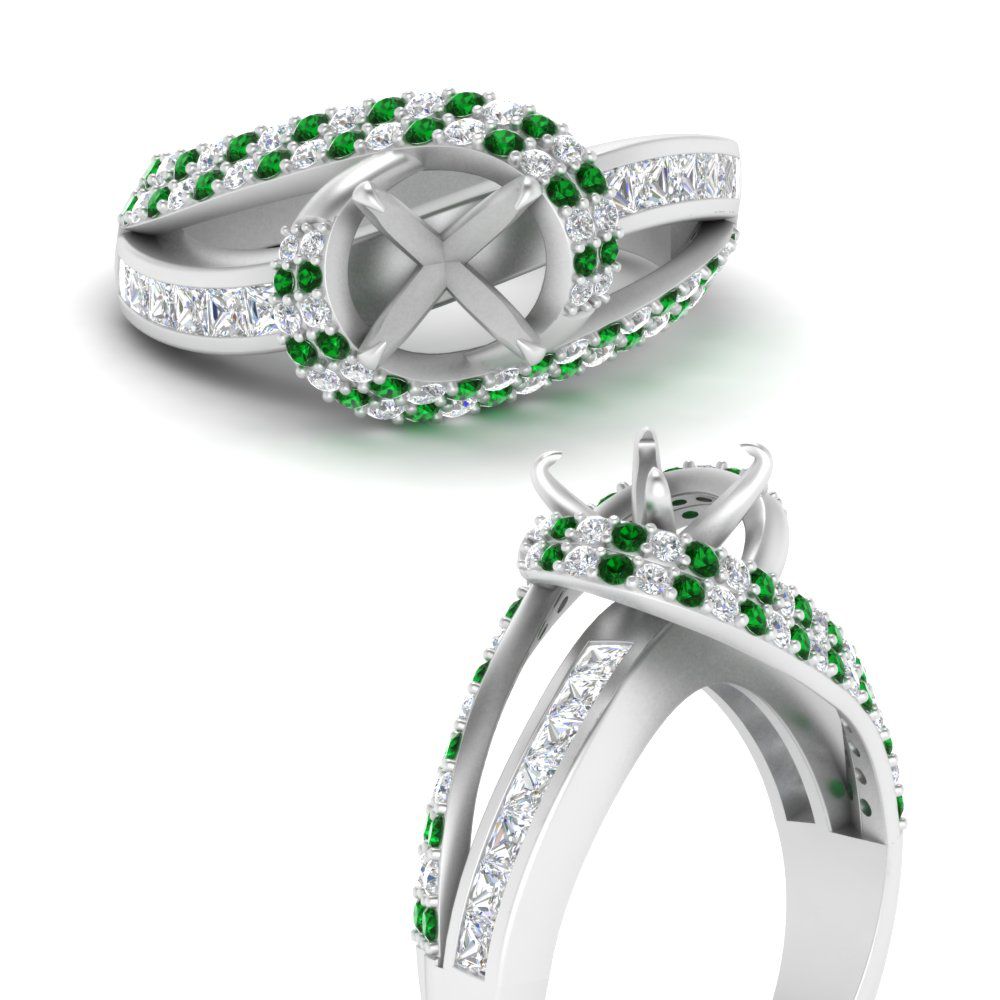 semi-mount-swirl-halo-diamond-and-emerald-engagement-ring-with-baguette-in-FD10355SMRGEMGRANGLE3-NL-WG