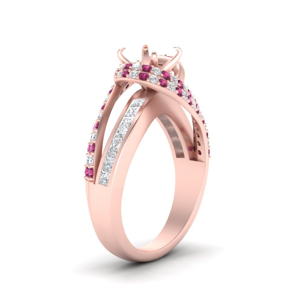 semi-mount-swirl-halo-diamond-and-pink-sapphire-engagement-ring-with-baguette-in-FD10355SMRGSADRPIANGLE3-NL-RG