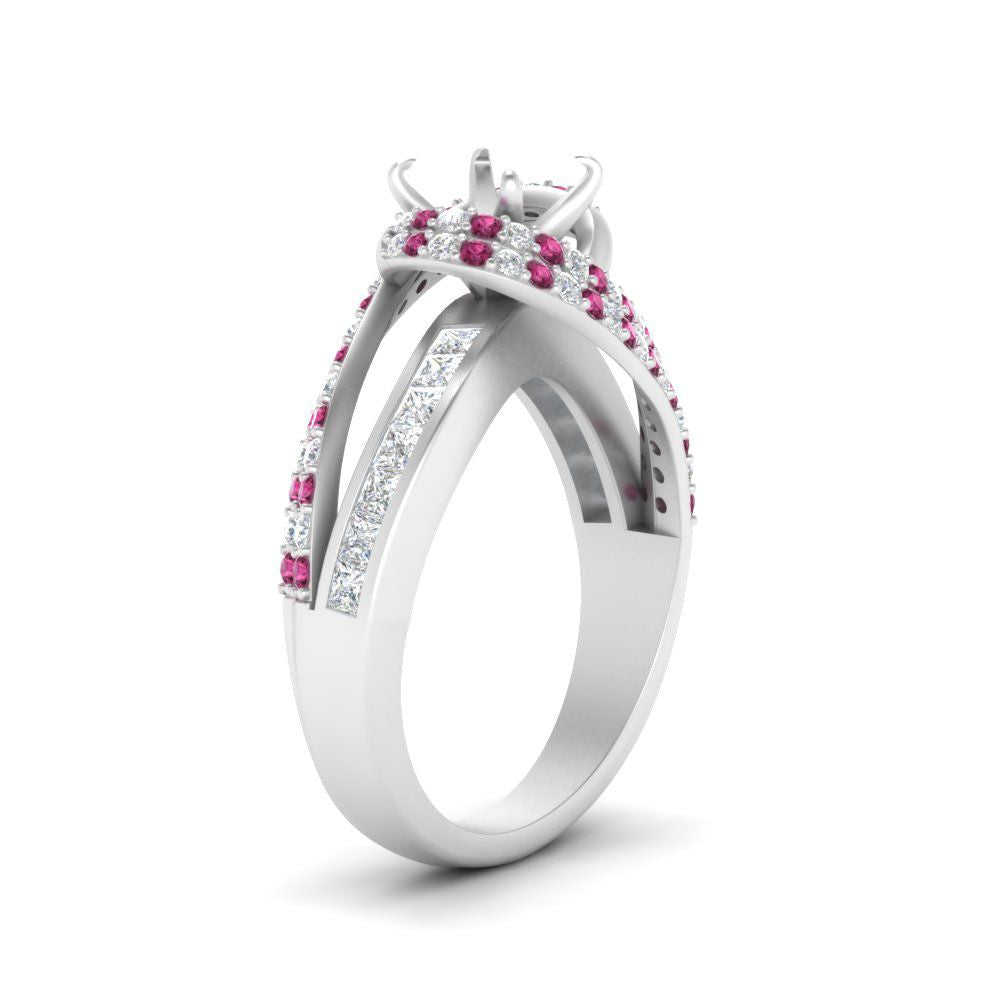 semi-mount-swirl-halo-diamond-and-pink-sapphire-engagement-ring-with-baguette-in-FD10355SMRGSADRPIANGLE3-NL-WG