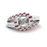 Load image into Gallery viewer, semi-mount-swirl-halo-diamond-and-ruby-engagement-ring-with-baguette-in-FD10355SMRGRUDRANGLE3-NL-WG
