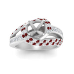 Load image into Gallery viewer, semi-mount-swirl-halo-diamond-and-ruby-engagement-ring-with-baguette-in-FD10355SMRGRUDRANGLE3-NL-WG
