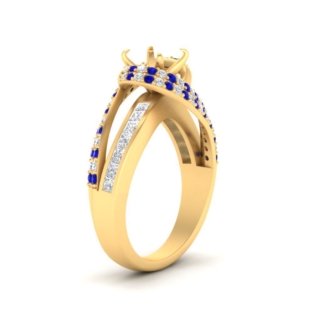 semi-mount-swirl-halo-diamond-and-sapphire-engagement-ring-with-baguette-in-FD10355SMRGSABLANGLE3-NL-YG