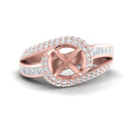 Load image into Gallery viewer, semi-mount-swirl-halo-diamond-engagement-ring-with-baguette-in-FD10355SMRANGLE3-NL-RG
