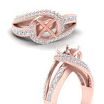 Load image into Gallery viewer, semi-mount-swirl-halo-diamond-engagement-ring-with-baguette-in-FD10355SMRANGLE3-NL-RG
