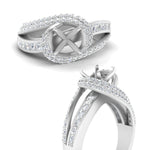 Load image into Gallery viewer, semi-mount-swirl-halo-diamond-engagement-ring-with-baguette-in-FD10355SMRANGLE3-NL-WG
